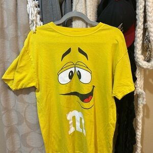 Funny M&M'S Yellow Short Sleeve Tee